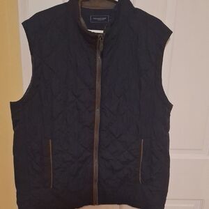 Vineyard Vines Navy Quilted Vest